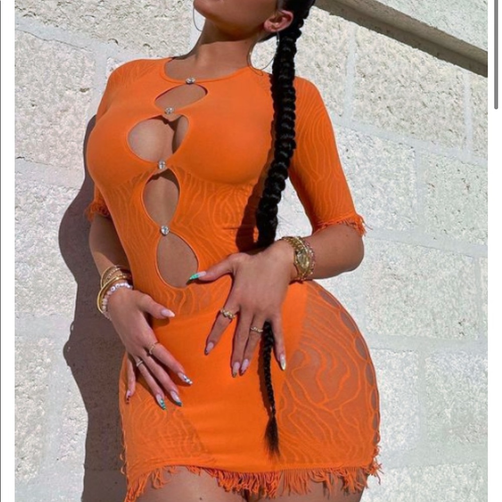 POSTER GIRL PINK Cut-Out Dress